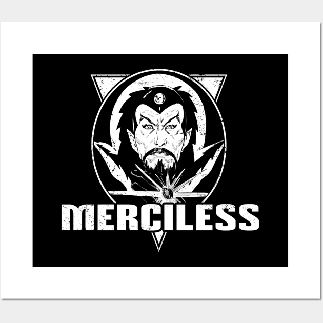 Merciless (Black Print) Wall Art by Nerdology